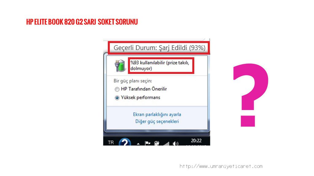 HP ELİTE BOOK 820 G2 ŞARJ SOKETİ , ŞARJ GİRİŞ YERİ TAMİRİ
