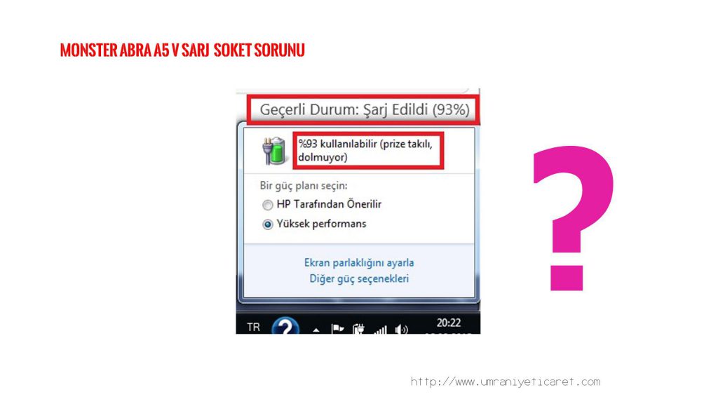 MONSTER ABRA A5 V ŞARJ SOKETİ , ŞARJ GİRİŞ YERİ TAMİRİ